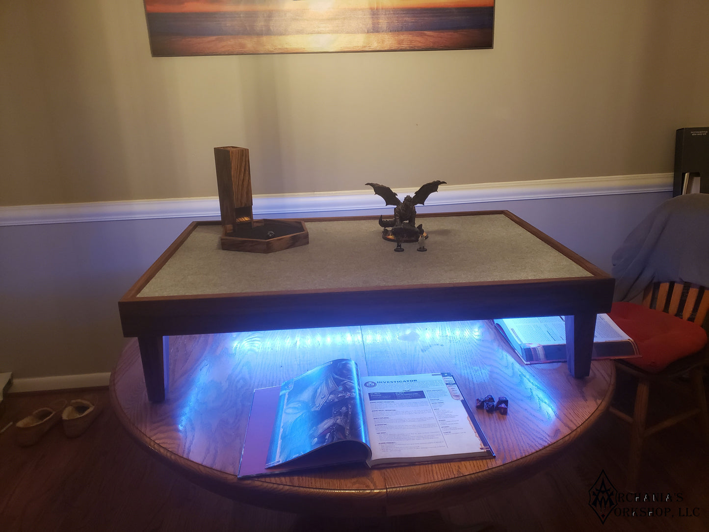 Raised Gaming Table