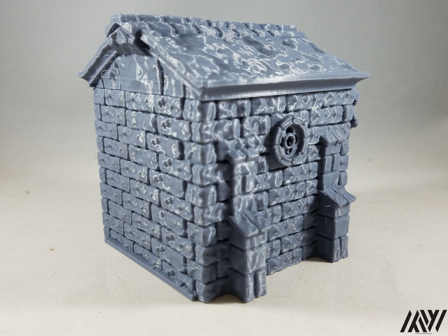 Mausoleum w/ Sarcophagus and Coffin