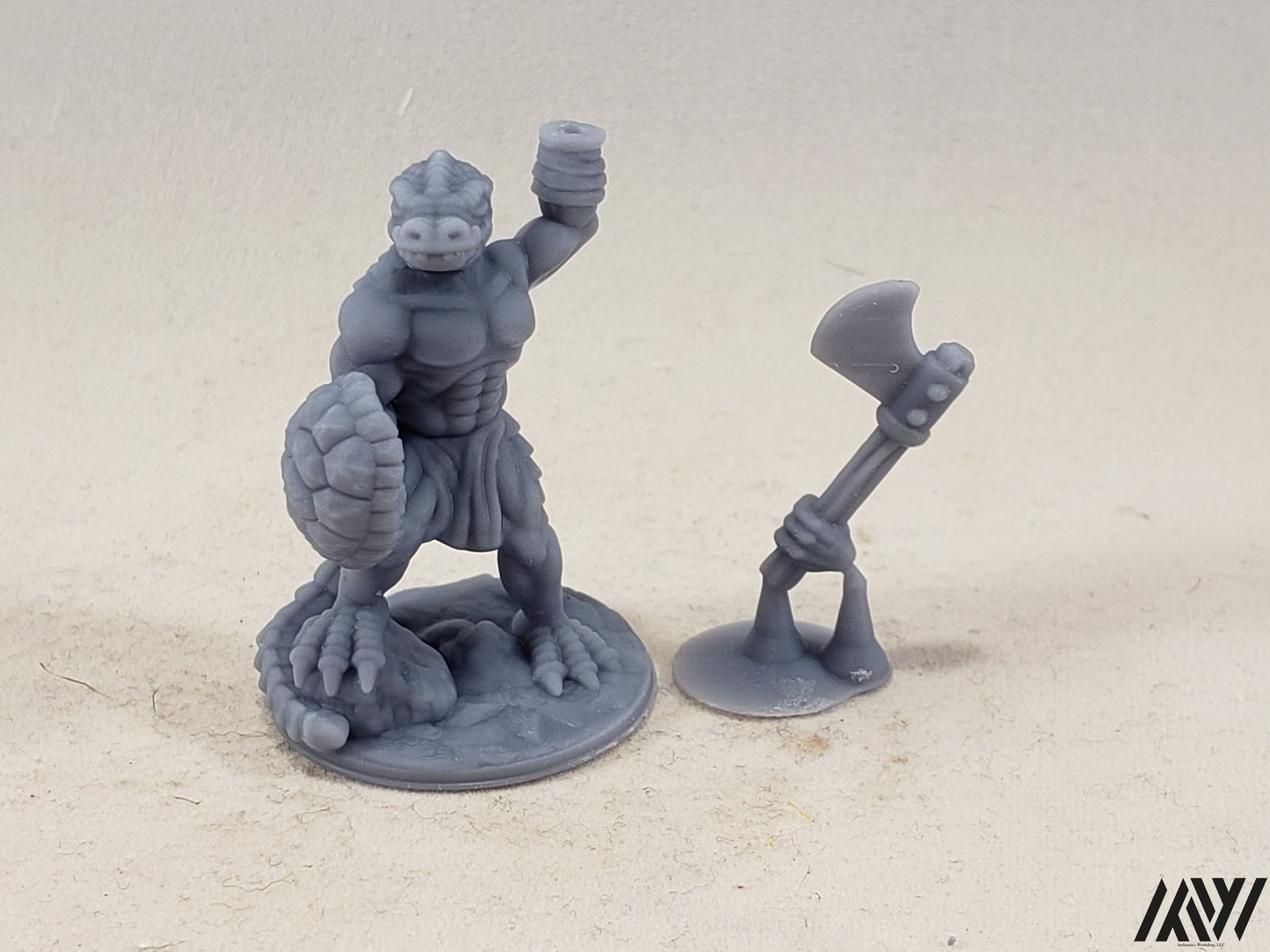 Lizardfolk Warrior with Axe