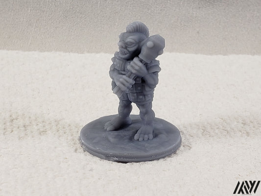 Goblin Warrior Armored with Mace