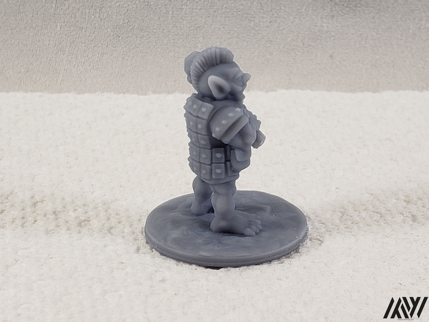Goblin Warrior Armored with Mace