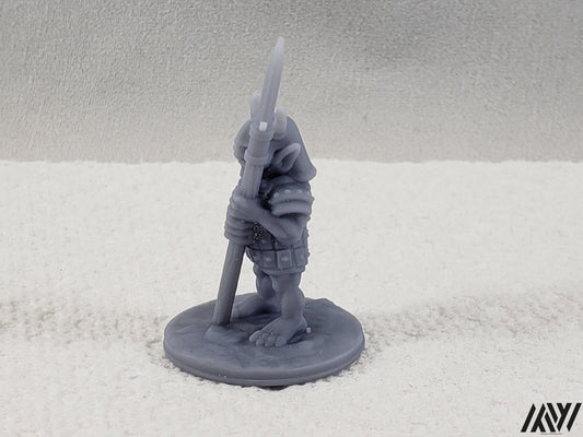 Goblin Warrior Armored with Polearm