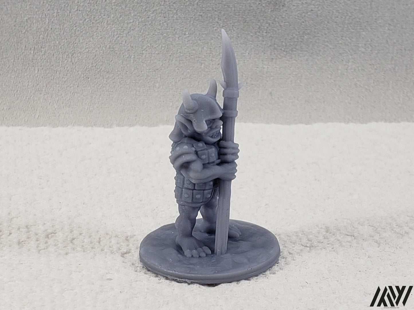 Goblin Warrior Armored with Polearm