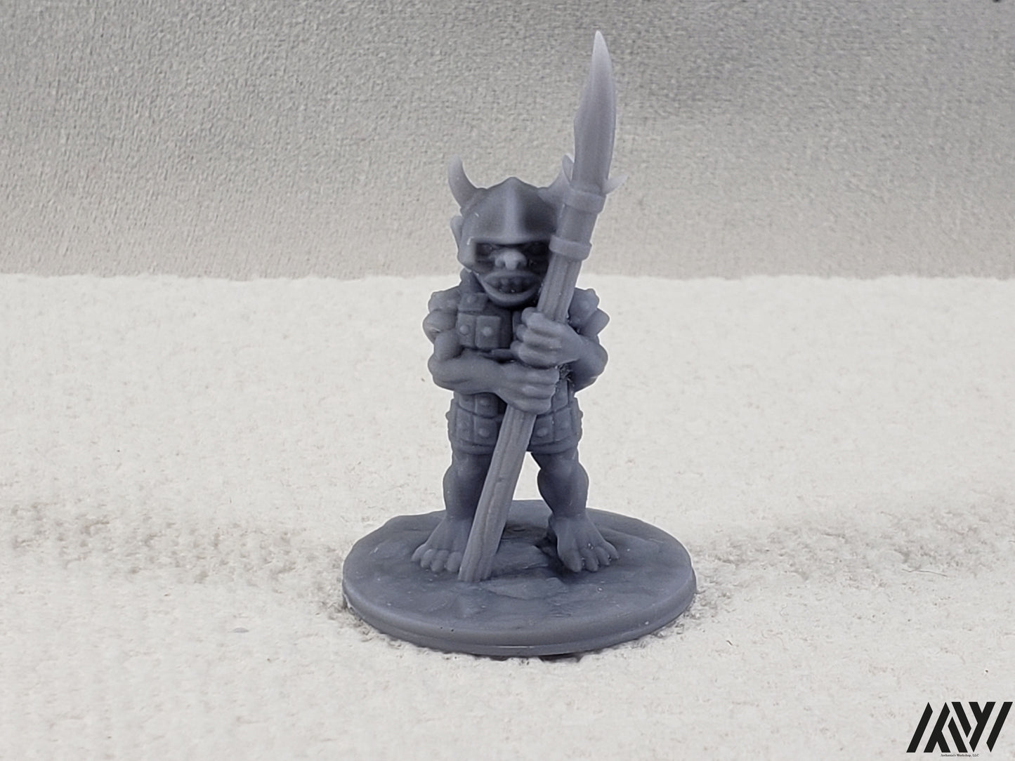 Goblin Warrior Armored with Polearm