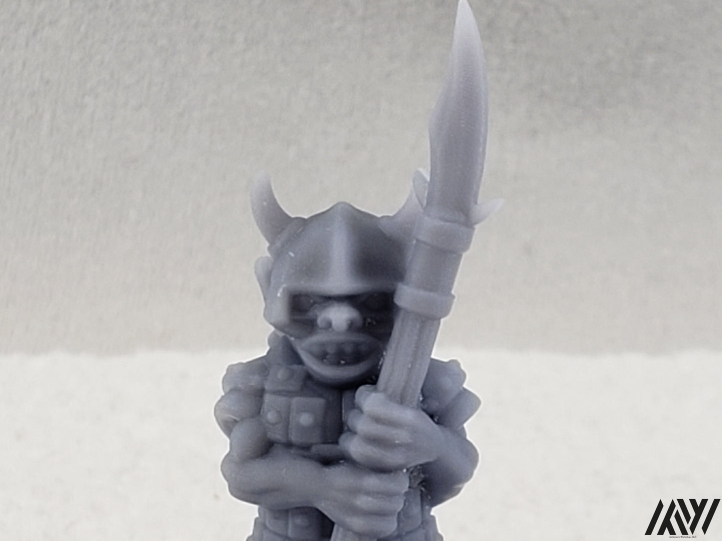 Goblin Warrior Armored with Polearm