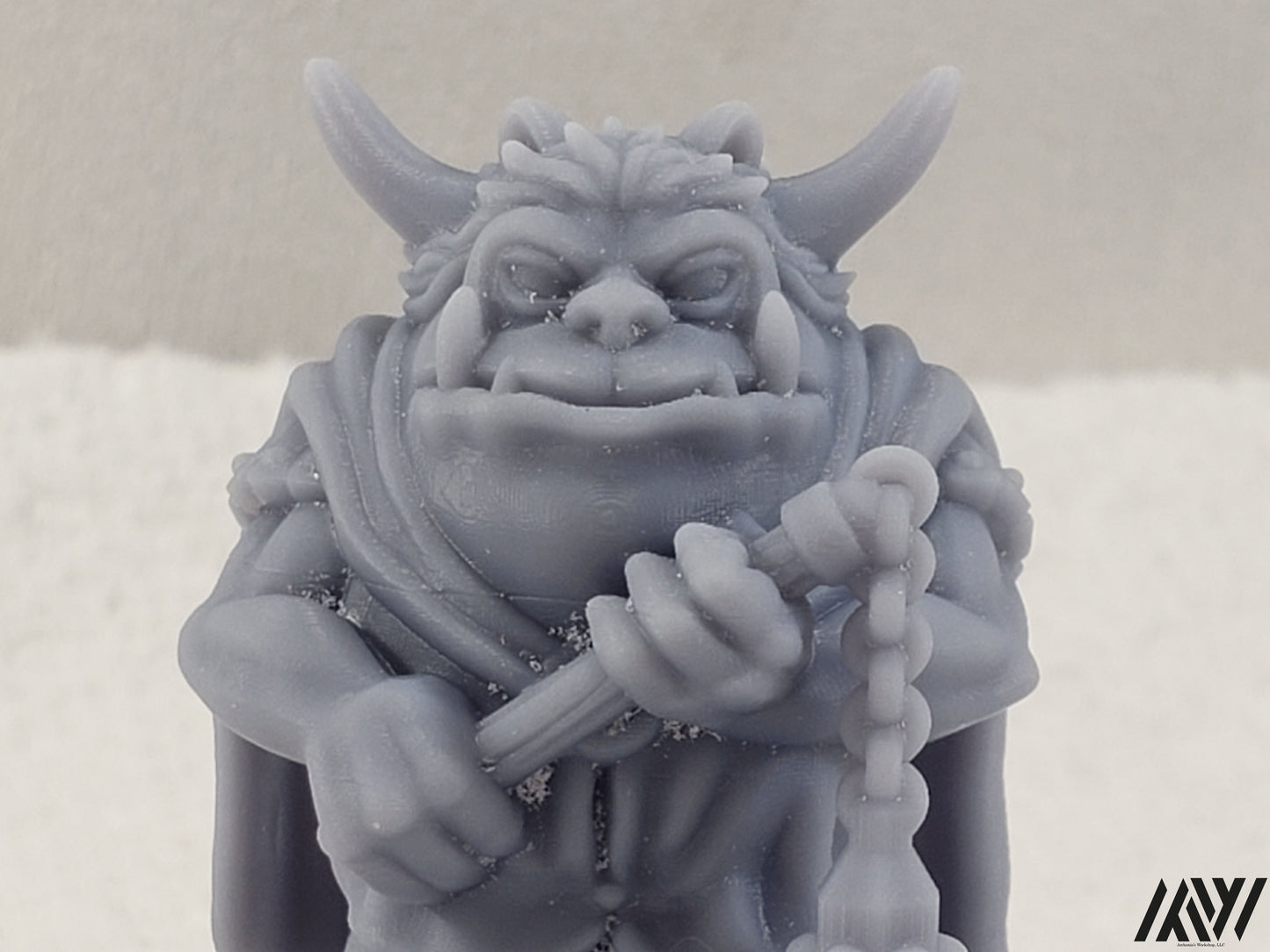 Goblinoid with Flail