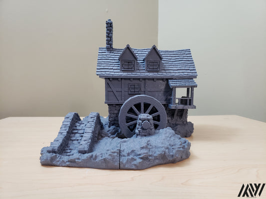 Water Mill without Base