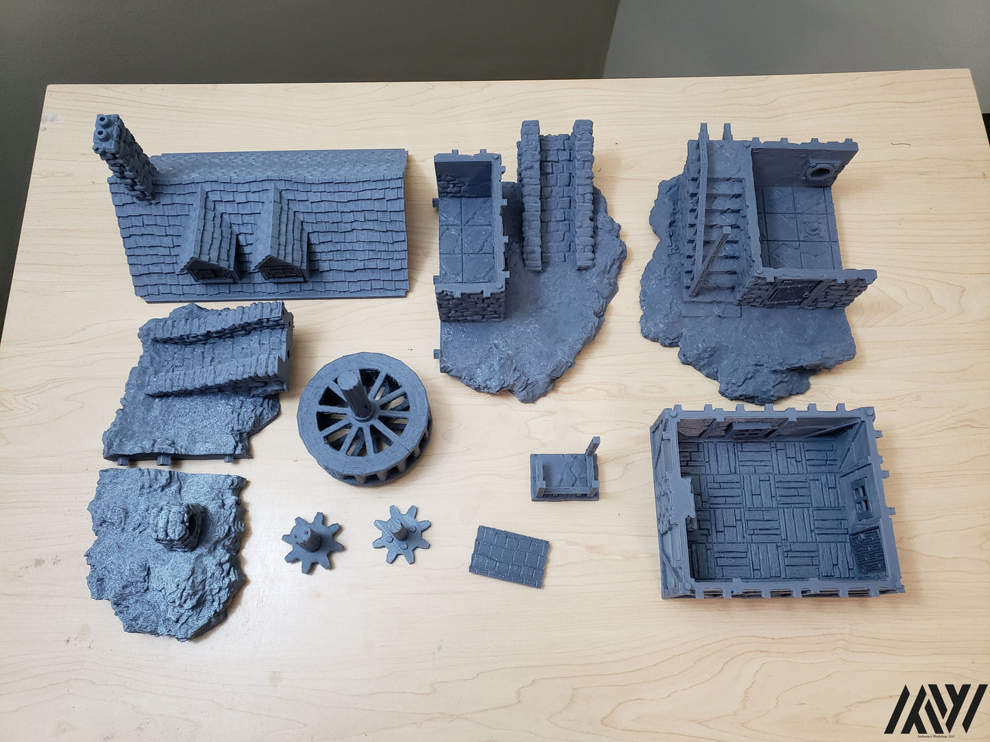 Water Mill without Base