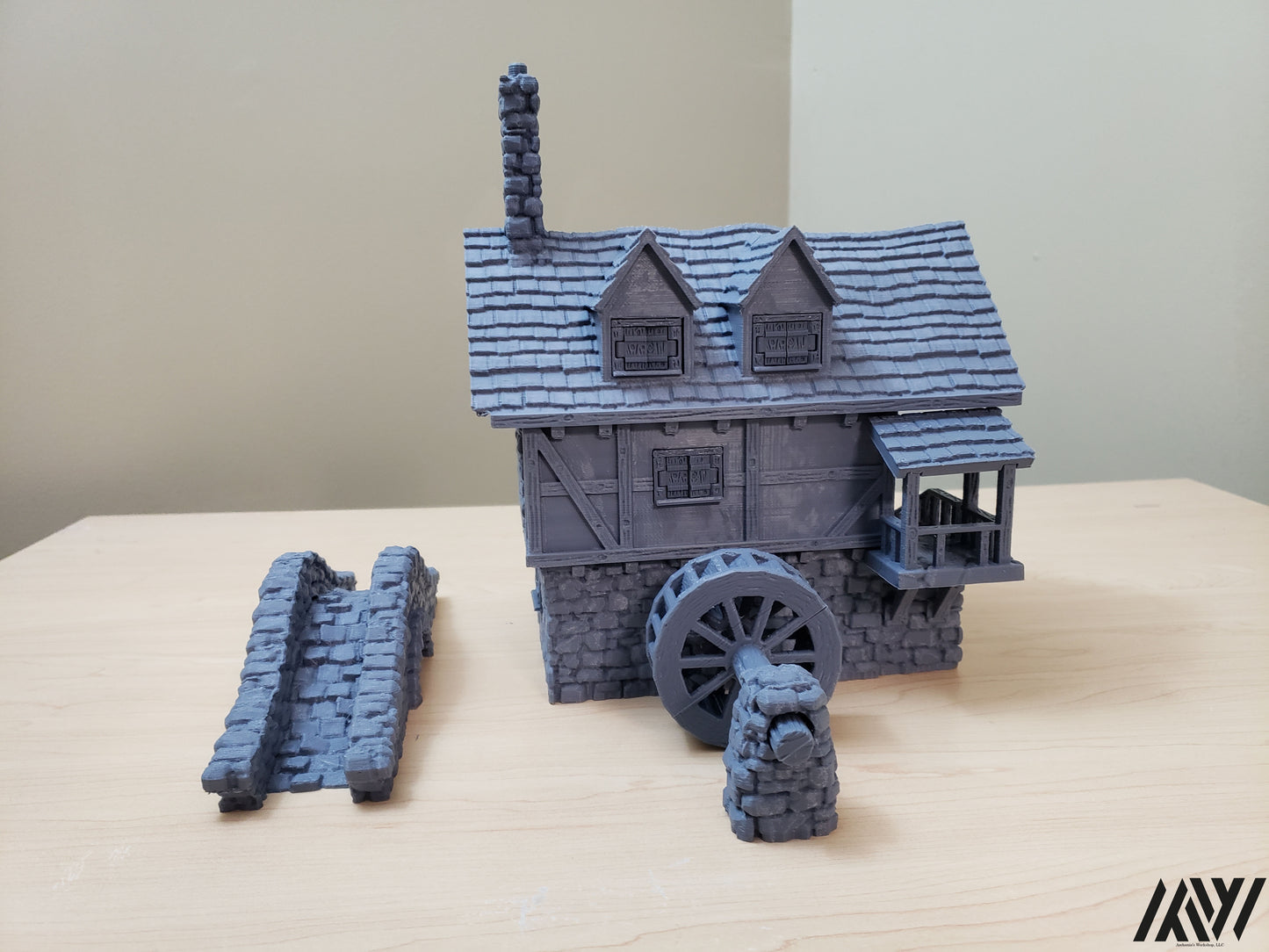 Water Mill without Base