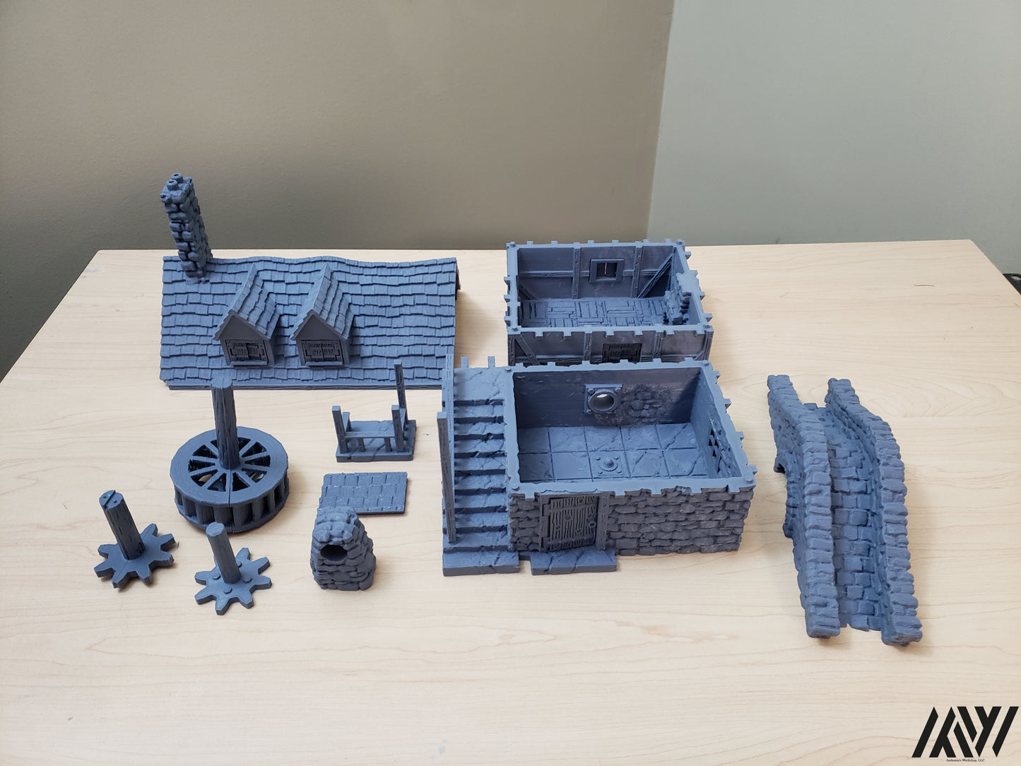 Water Mill without Base