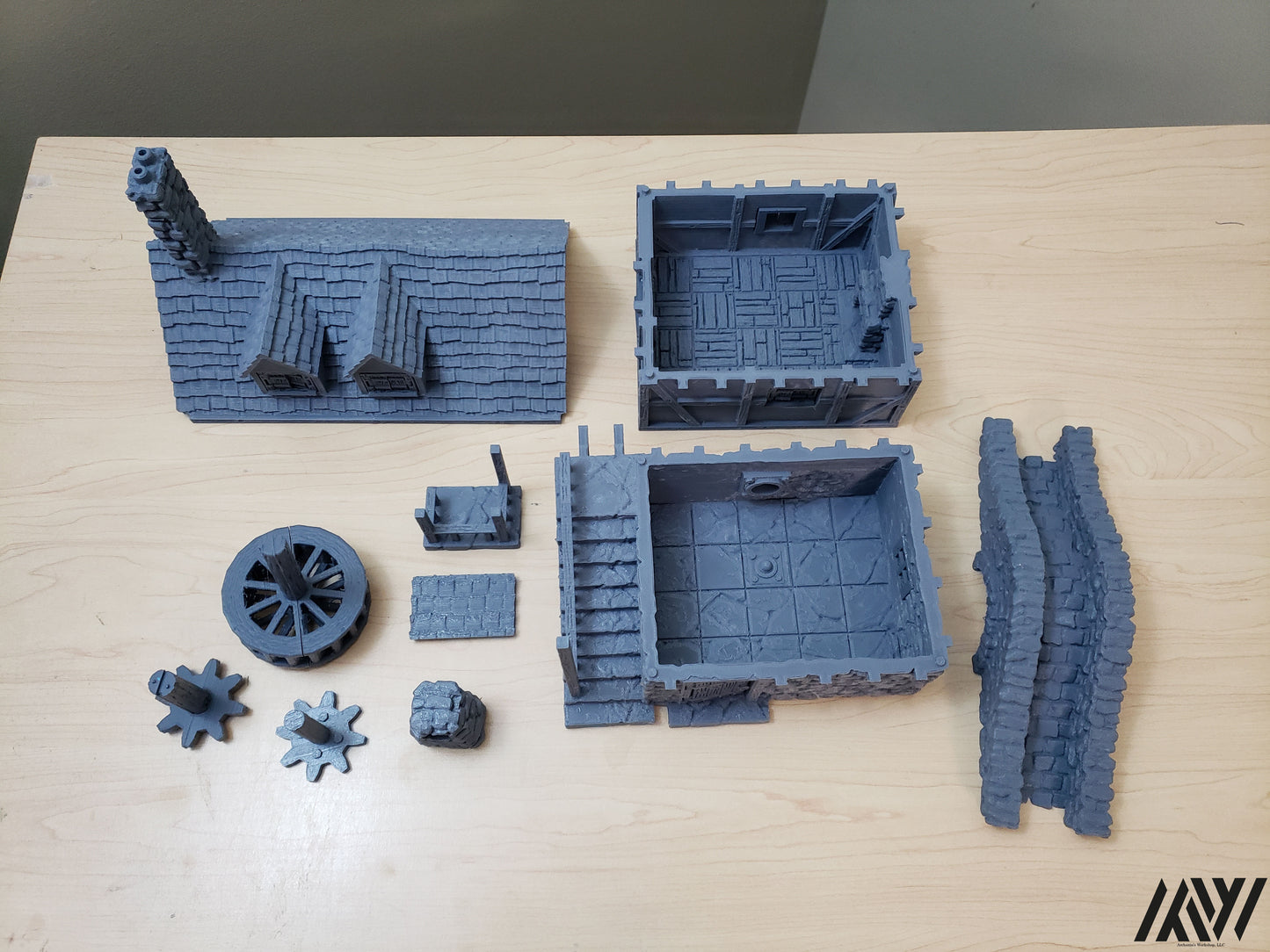 Water Mill without Base