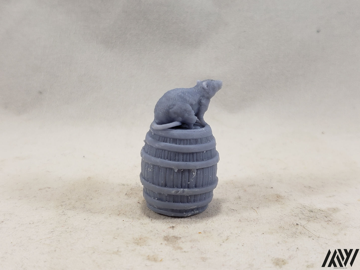 Rat on Barrel