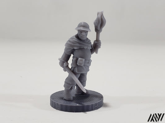 Town Guard with Torch 1