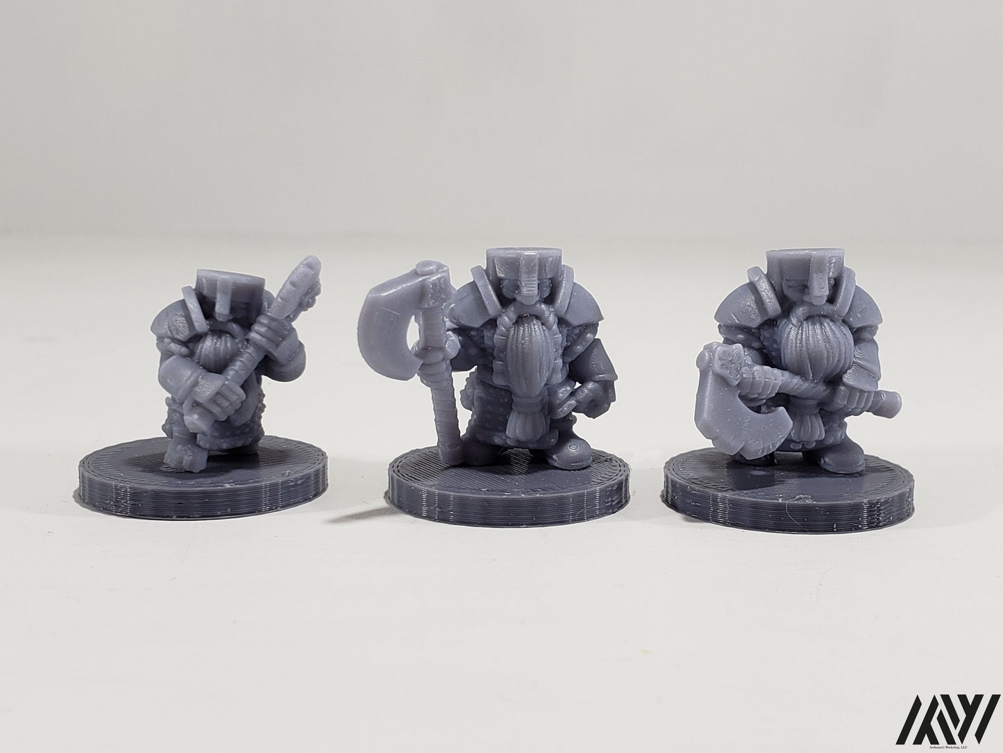 Dwarf with Double Handed Axe Set
