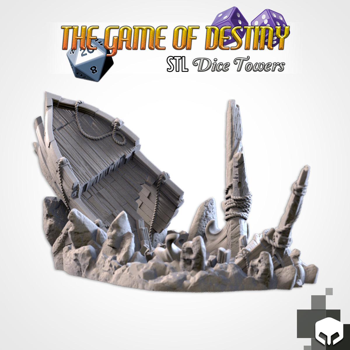 Crashed Ship Dice Tower