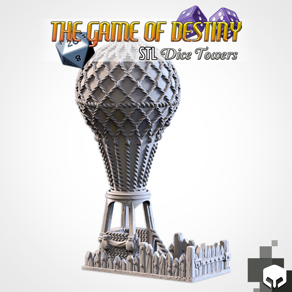 Hot Air Balloon Dice Tower