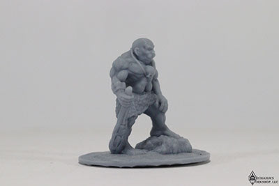Orge with Club Down