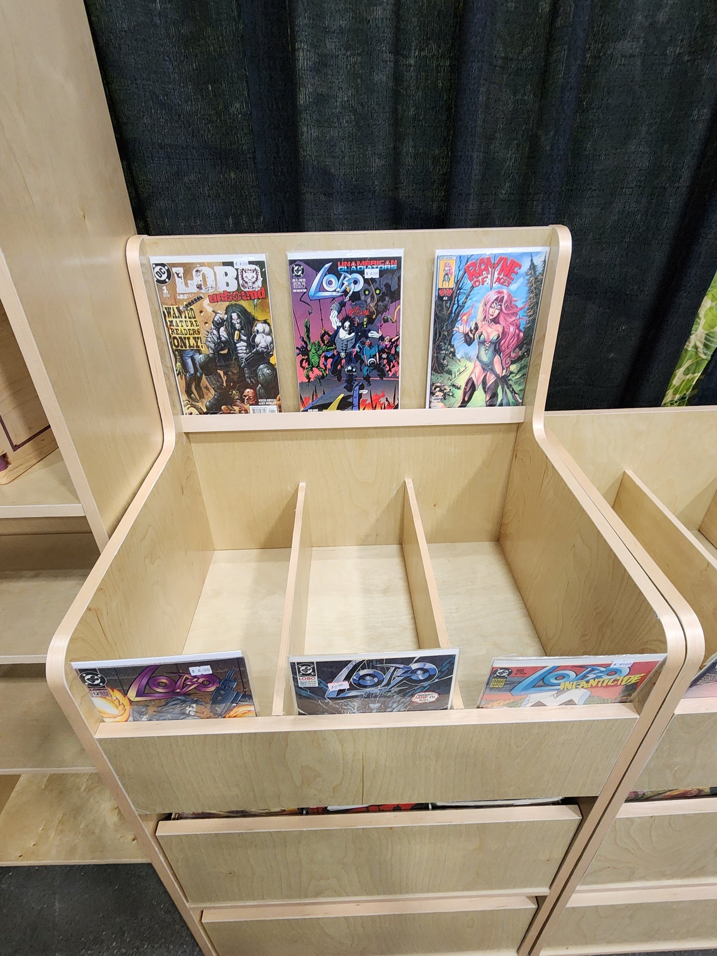 Wall Comic Book Display Cabinet