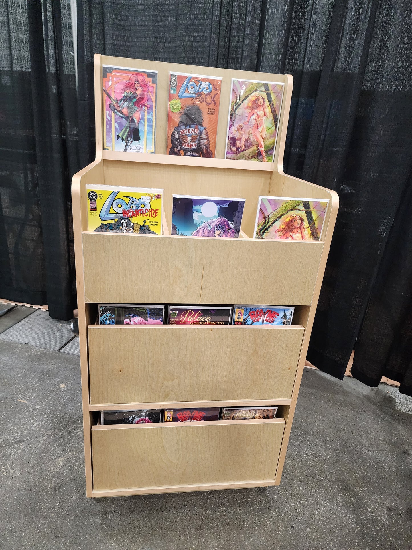 Wall Comic Book Display Cabinet
