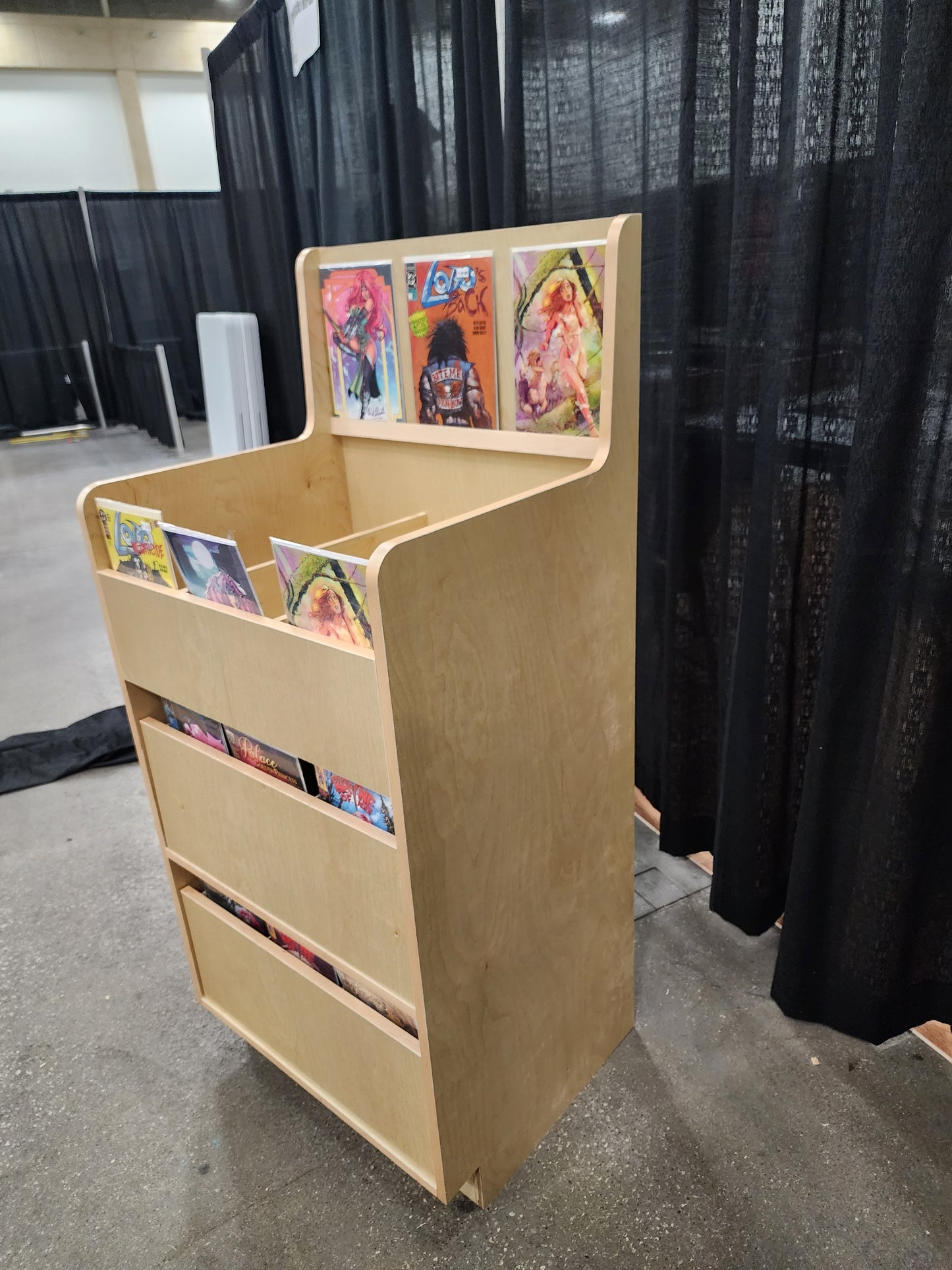 Wall Comic Book Display Cabinet