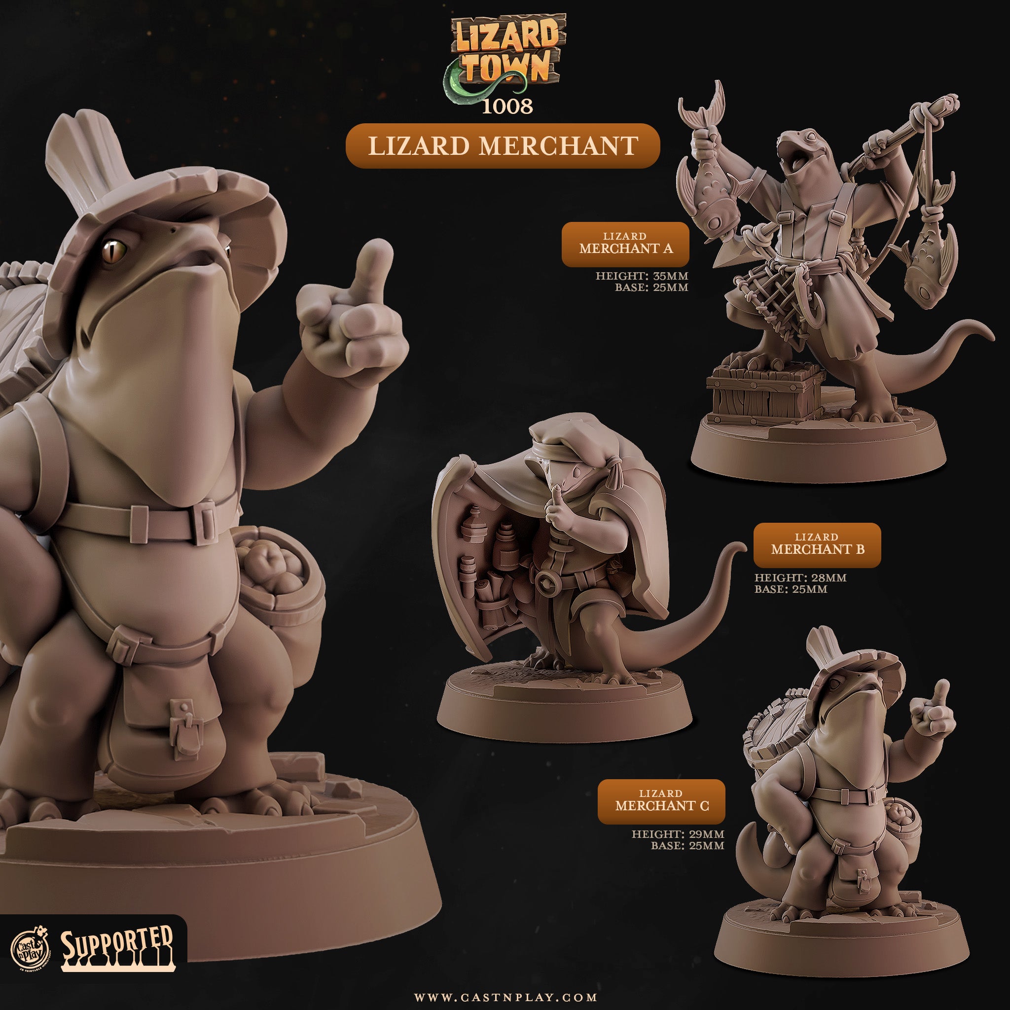 Lizard Merchant – Archania Workshop