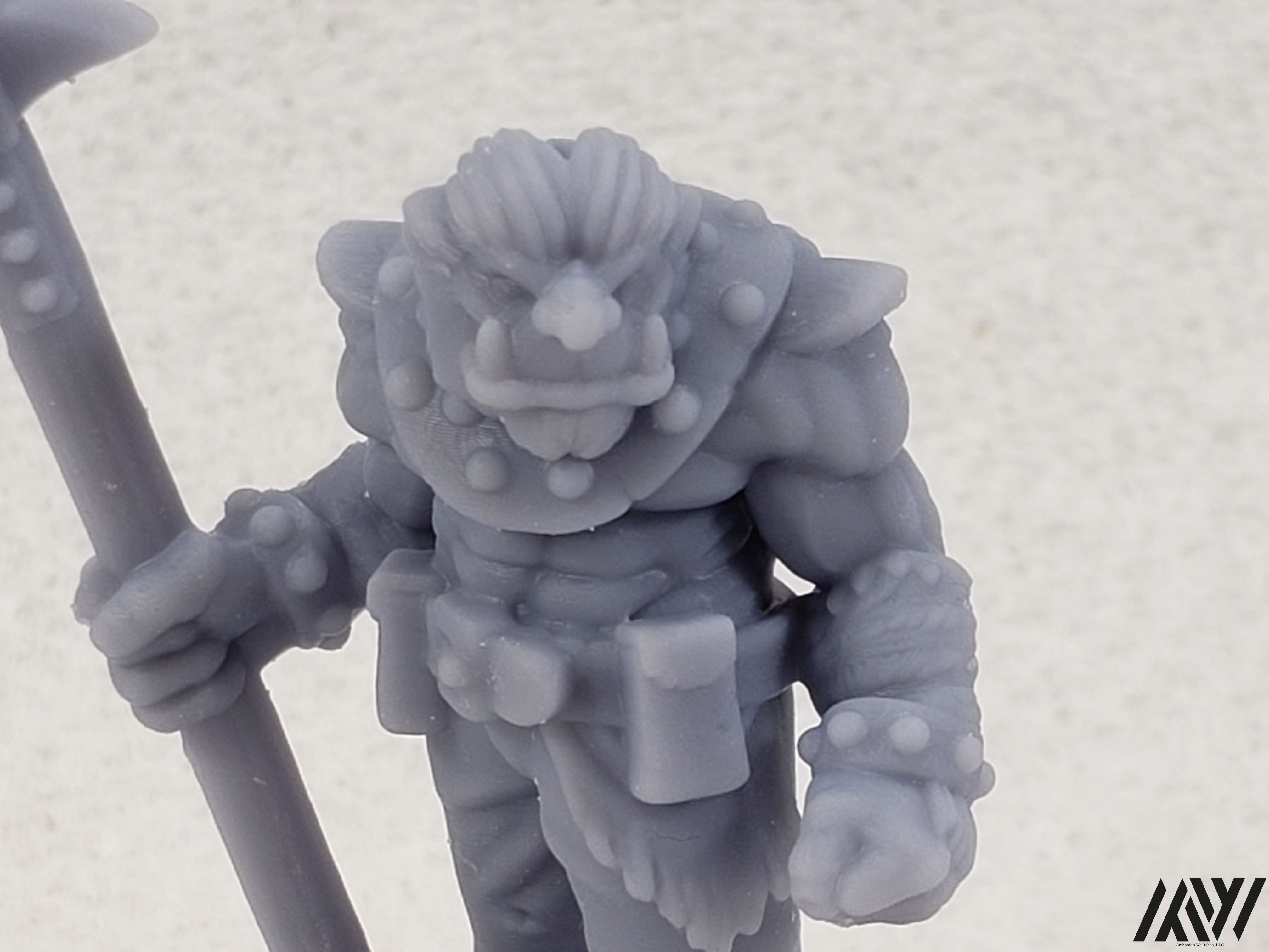 Bugbear with Halberd 1 – Archania Workshop
