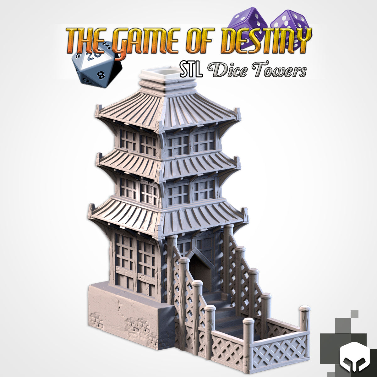 Oriental Dice Tower